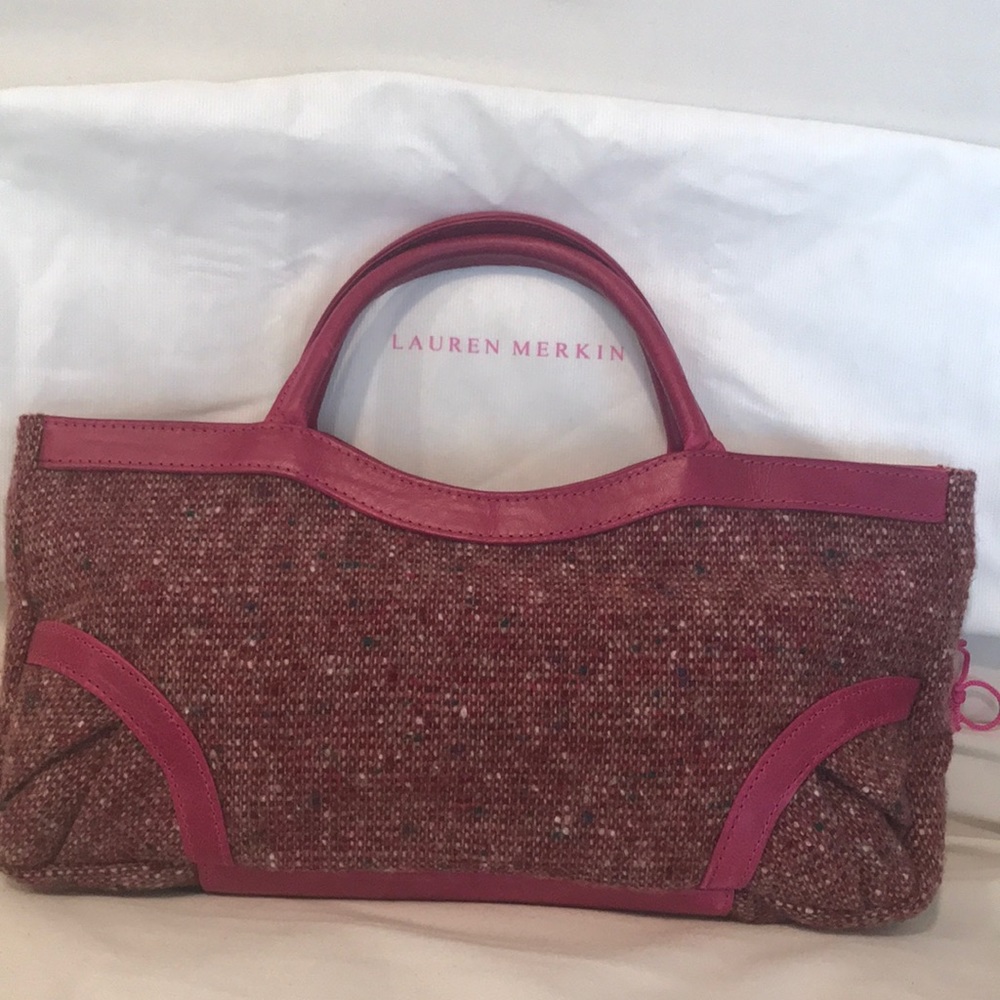 Lauren Merkin clutch/purse with handles (2)